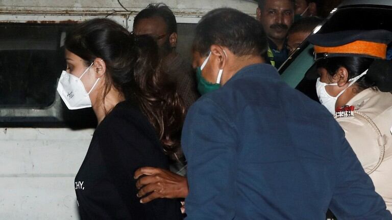 Actriz de Bollywood arrestada en India tras suicidio de un actor. Foto: Reuter.
