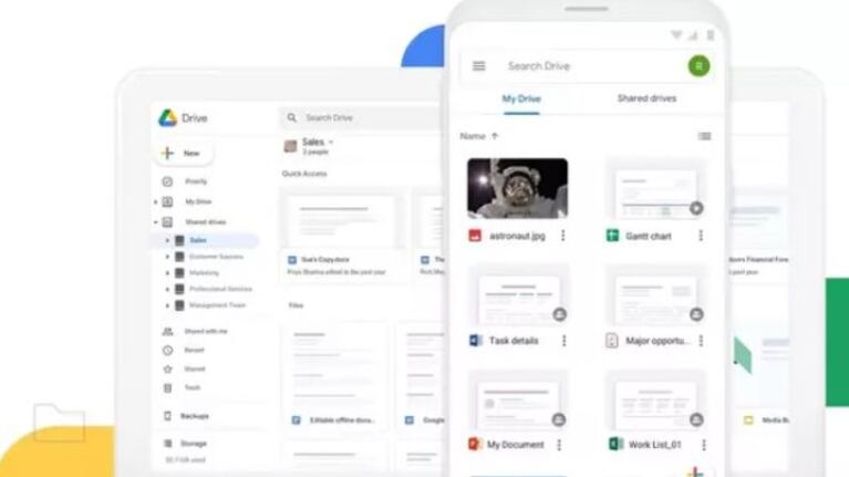 Actualizaciones en Google Drive