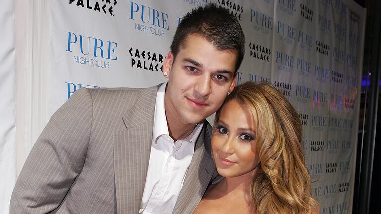 Acusaciones por infidelidades nublaron la relación de Rob Kardashian con Adrienne Bailon