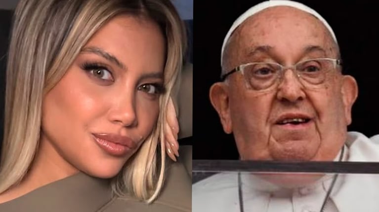 Acusan a Wanda Nara de burlarse del Papa Francisco. Foto: IG | wanda_nara | franciscus