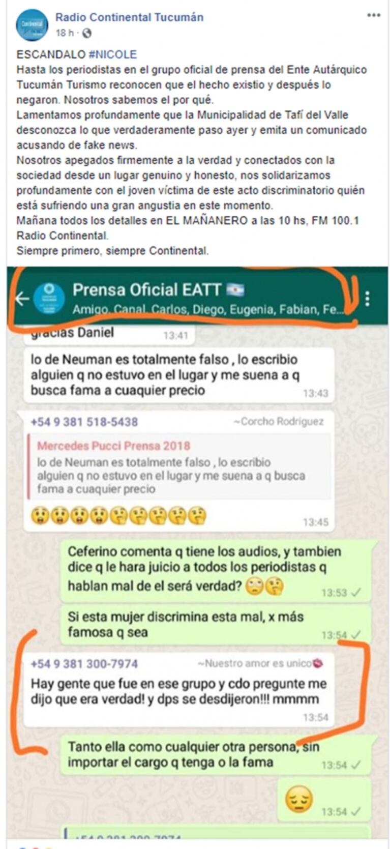 Acusaron a Nicole Neumann por discriminación en Tucumán: fuerte respuesta de la top