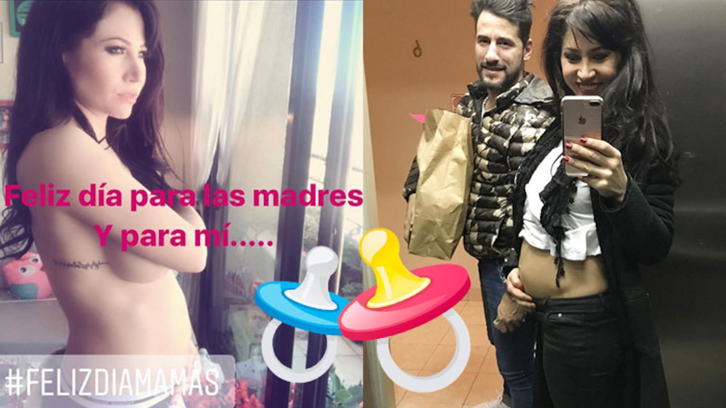  Adabel Guerrero y su foto más sexy embarazada para celebrar el Día de la Madre