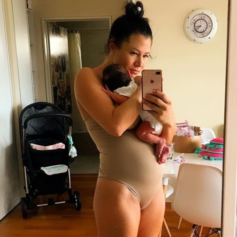 Adabel Guerrero y sus primeros días junto a Lola, su hija: "Nada más importa" 