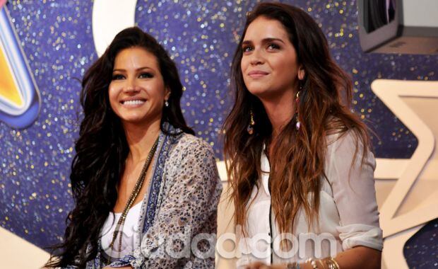 Adabel Guerrero y Zaira Nara dijeron presente en la final (Foto: Jennifer Rubio). 