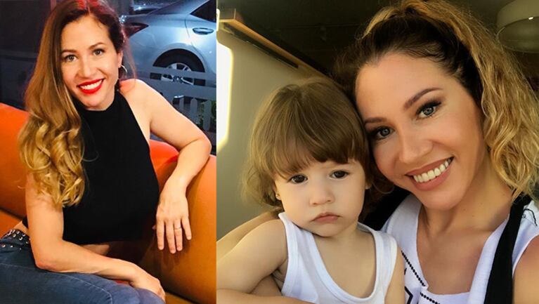 Adabel se tiñó para estar en consonancia con su hija.