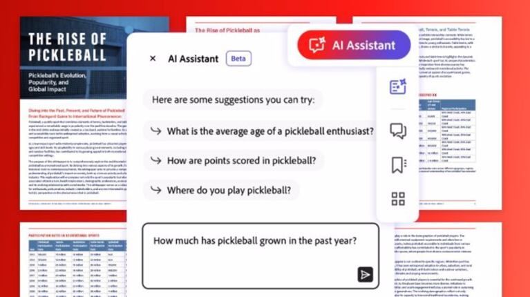 Adobe aplica asistente conversacional de IA en Acrobat: qué beneficios tiene