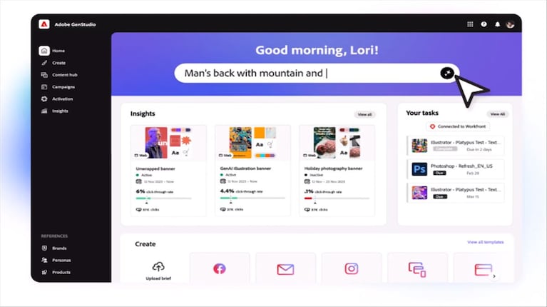 Adobe GenStudio es la última plataforma impulsada por IA generativa para supervisar y administrar campañas publicitarias. 