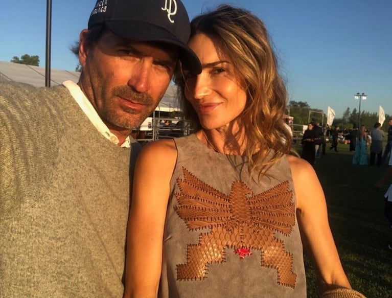 Adolfo Cambiaso y María Vázquez (Foto: Instagram @adolfocambiaso1)