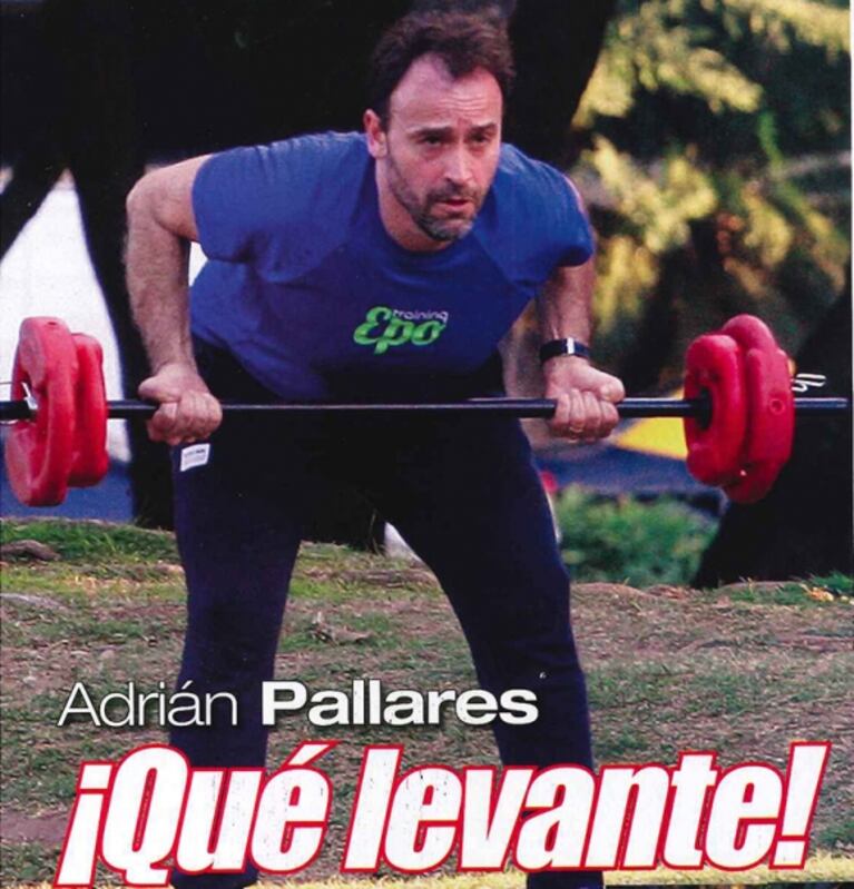 Adrián Pallares, un periodista fit: espiá su exigente entrenamiento al aire libre