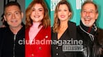Adrián Suar, Araceli Gonzáñez, Mery del Cerro y Guillermo Francella en el estreno de Con la Nuestra (Fotos: Movilpress).