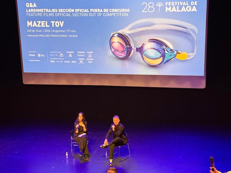 Adrián Suar en la presentación de "Mazel Tov" en el Festival de Málaga. Foto: Star Distribution Latinoamérica