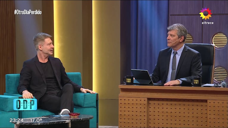 Adrián Suar en Otro Día Perdido con Mario Pergolini (Foto: captura de eltrece).