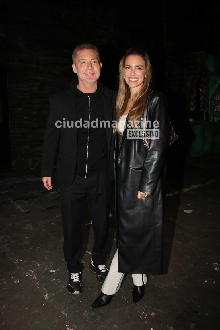 Adrián Suar junto a Rocío Robles (Foto: Movilpress)