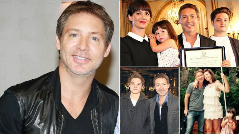 Adrián Suar mostró toda su felicidad por la familia que formó. Foto: Web