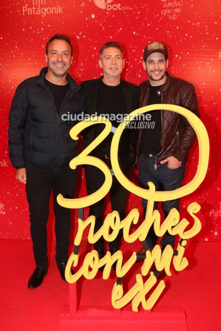 Adrián Suar presentó "30 noches con mi ex": las fotos con sus hijos, su ex Griselda Siciliani y muchos amigos famosos
