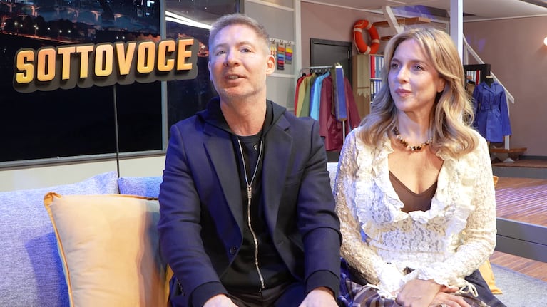 Adrián Suar y Carla Peterson.
