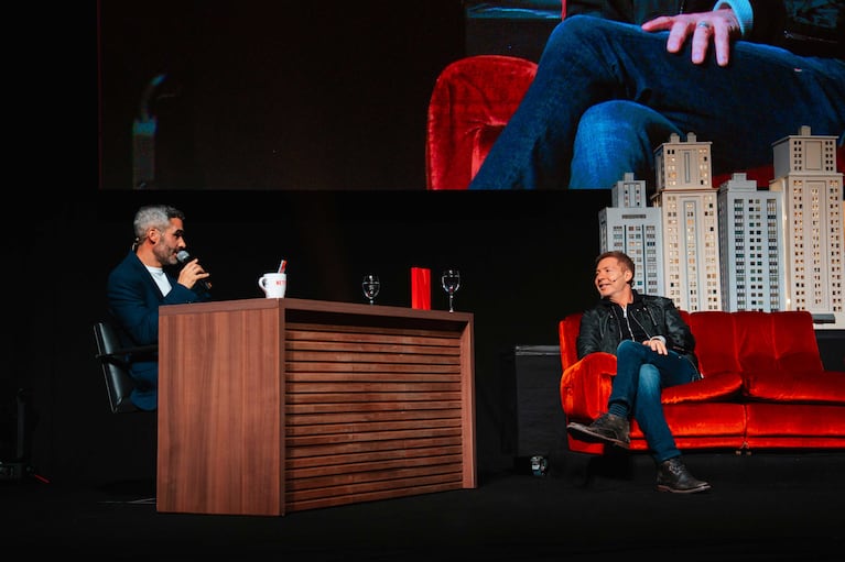 Adrián Suar y el Polo Álvarez (Foto: Rafa Cardelli / Netflix)