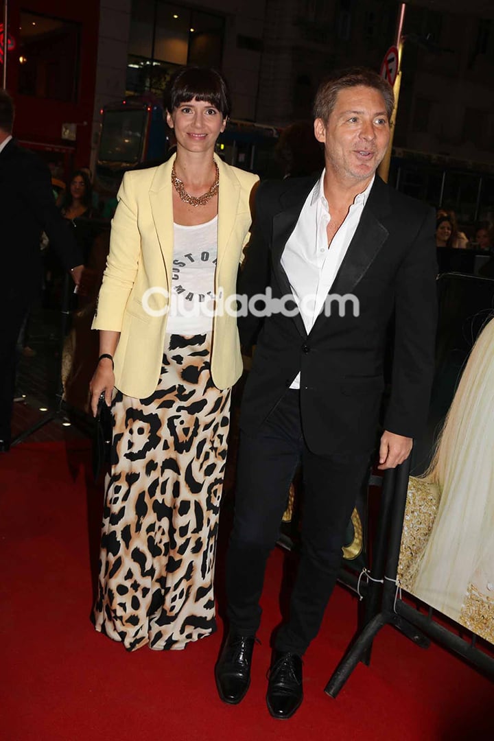 Adrián Suar y Griselda Siciliani fueron a ver a Susana.  (Foto: Movilpress)
