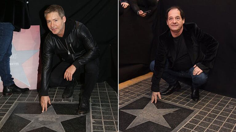 Adrián Suar y Julio Chavez, "estrellas" de la calle Corrientes