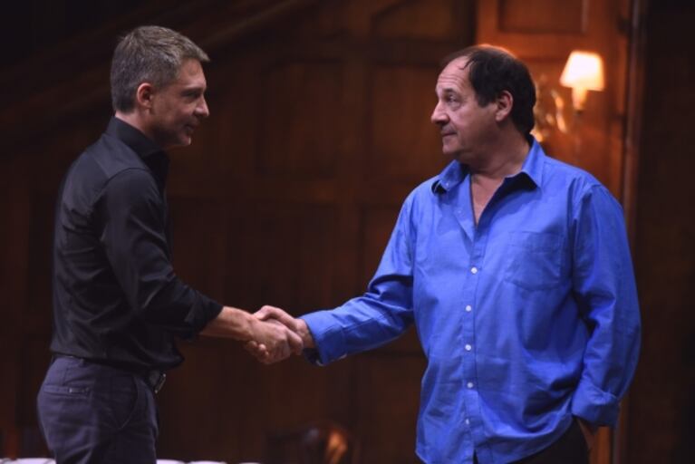 Adrián Suar y Julio Chávez tuvieron su gran debut de Un rato con él: las fotos