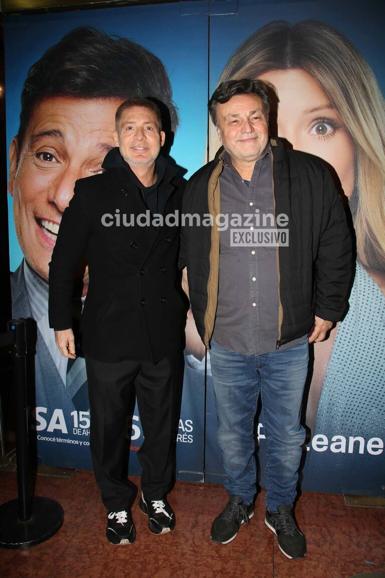 Adrián Suar y Marcos Carnevale en La Cena de Los Tontos (Foto: Movilpress).