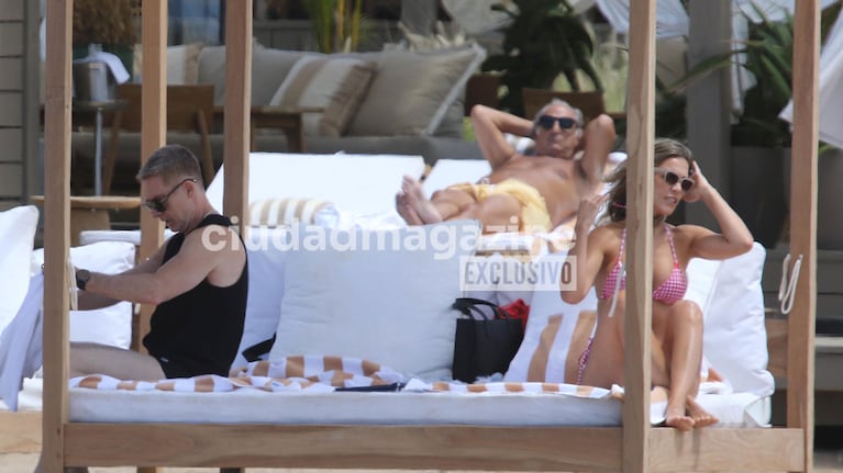 Adrián Suar y Rocío Robles, enamoradísimos en Punta del Este. (Crédito: RS Fotos)