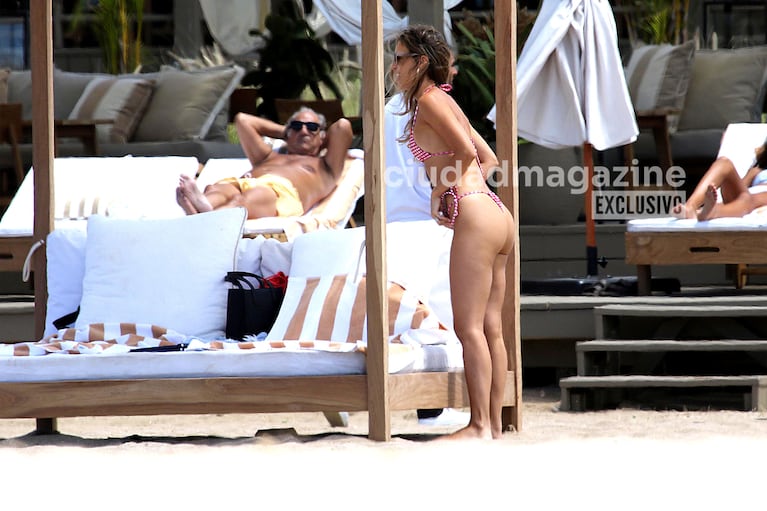 Adrián Suar y Rocío Robles, enamoradísimos en Punta del Este. (Crédito: RS Fotos)