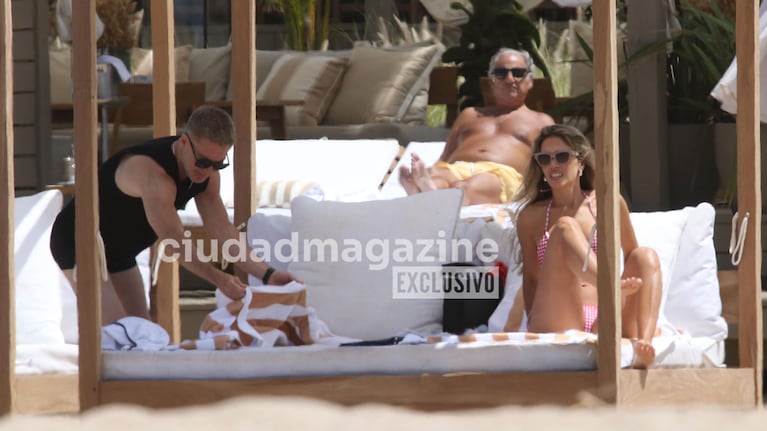 Adrián Suar y Rocío Robles, enamoradísimos en Punta del Este. (Crédito: RS Fotos)