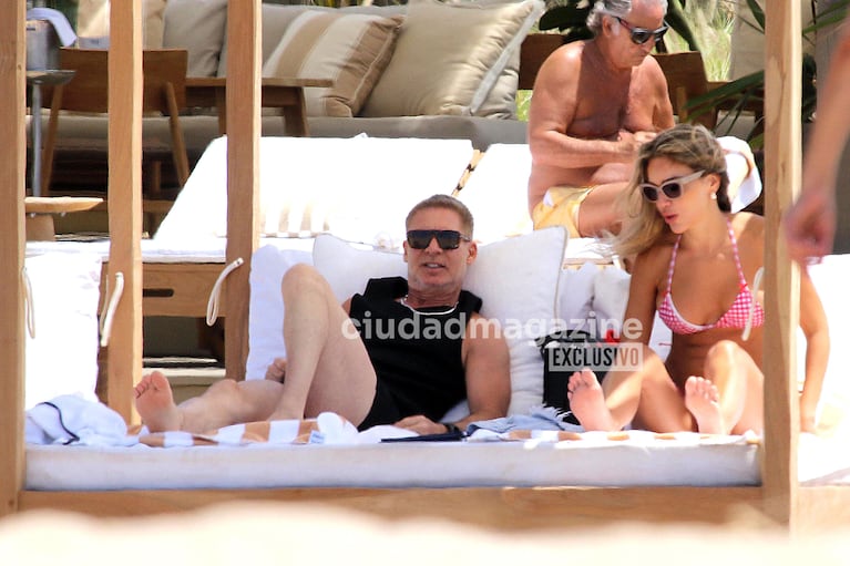 Adrián Suar y Rocío Robles, enamoradísimos en Punta del Este. (Crédito: RS Fotos)