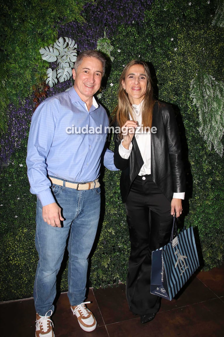 Adrián Ventura y su esposa Estela Maris Muñoz (Foto: Movilpress)
