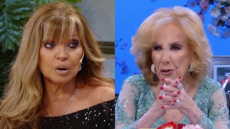 Adriana Salgueiro y Mirtha Legrand (Fotos: capturas eltrece)