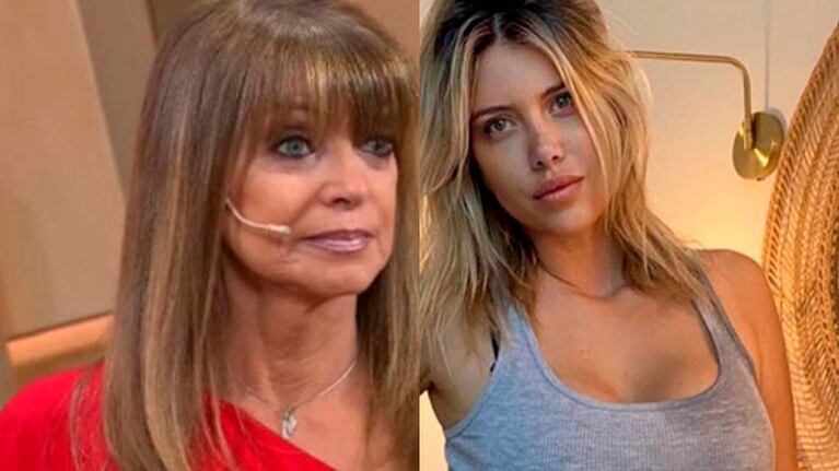 Adriana Salgueiro y Wanda Nara