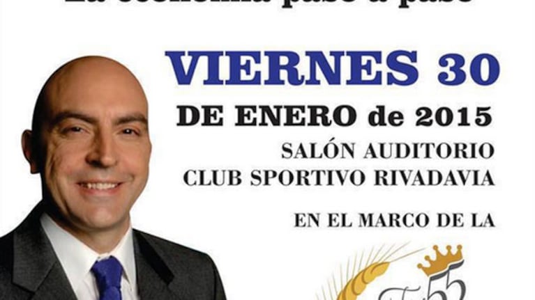 Afiche con el que promocionaron la conferencia de Balut en San Genaro (Foto: Facebook)