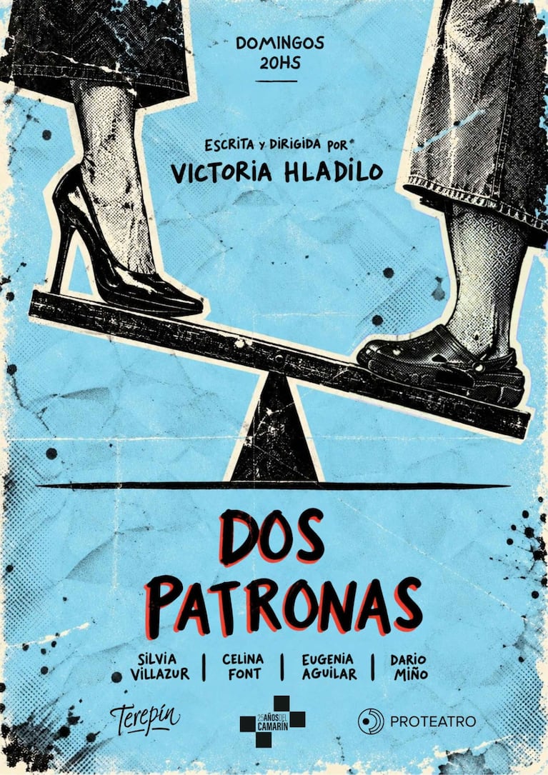 Afiche de "Dos patronas"