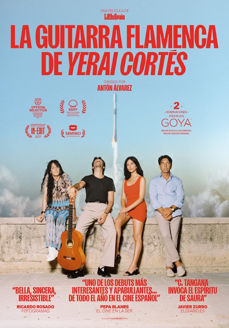 Afiche de La guitarra flamenca de Yerai Cortés, dirigido por C. Tangana