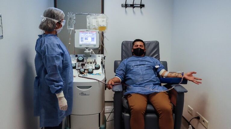 Afirman que las colectas de sangre externas permitieron mantener el stock durante la pandemia. Foto: EFE.