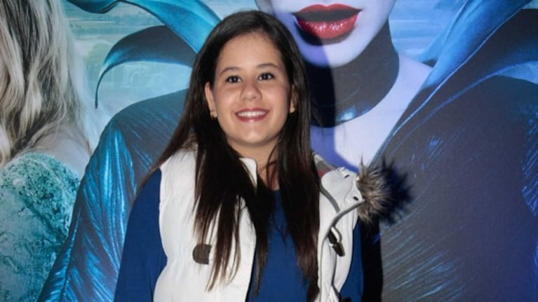 Agata de Avenida Brasil en el estreno de Maléfica en Brasil. (Foto: revista Quem)