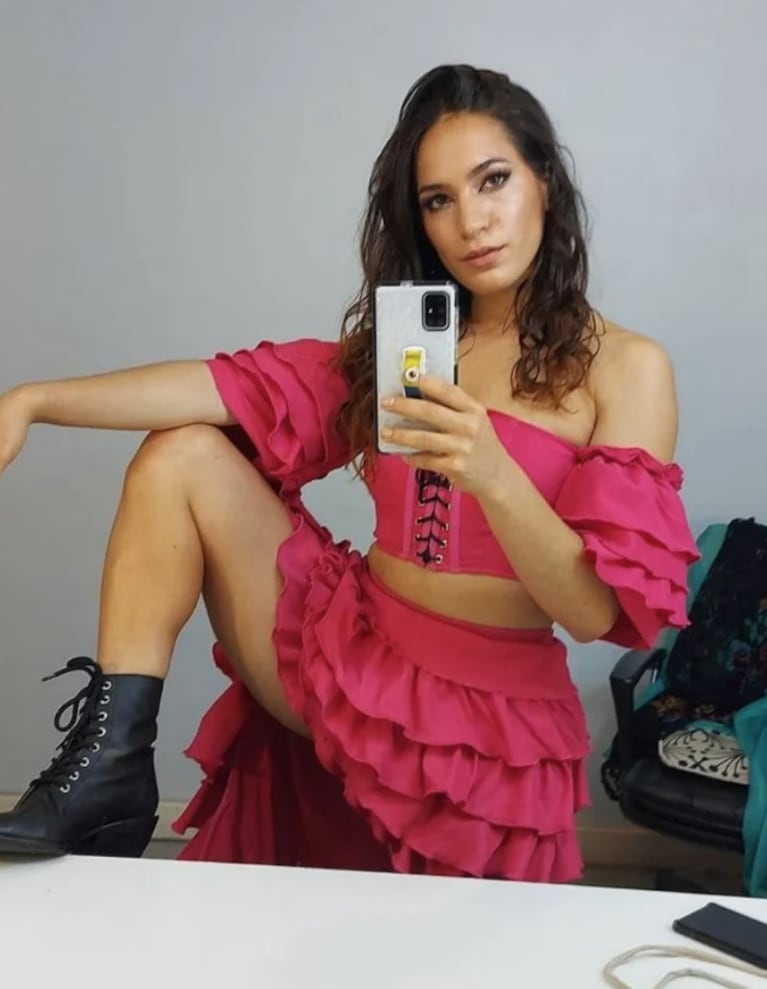 Agostina Alarcón, la hija de Claribel Medina y Pablo Alarcón. Foto: IG