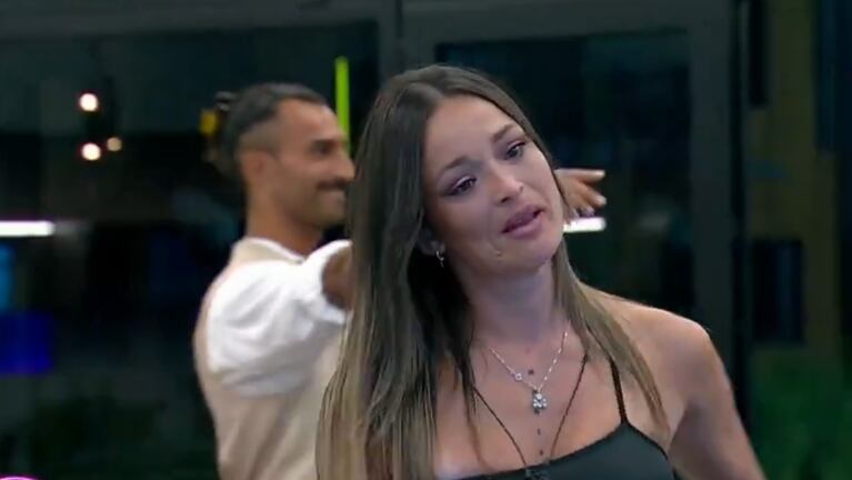 Agostina tomó la palabra tras la eliminación de Licha de "Gran Hermano" y anunció que dejaba la casa por las amenazas de Furia. (Foto: Captura Telefe)