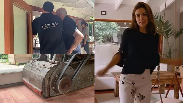 Agus resignificó uno de los espacios de su casa.