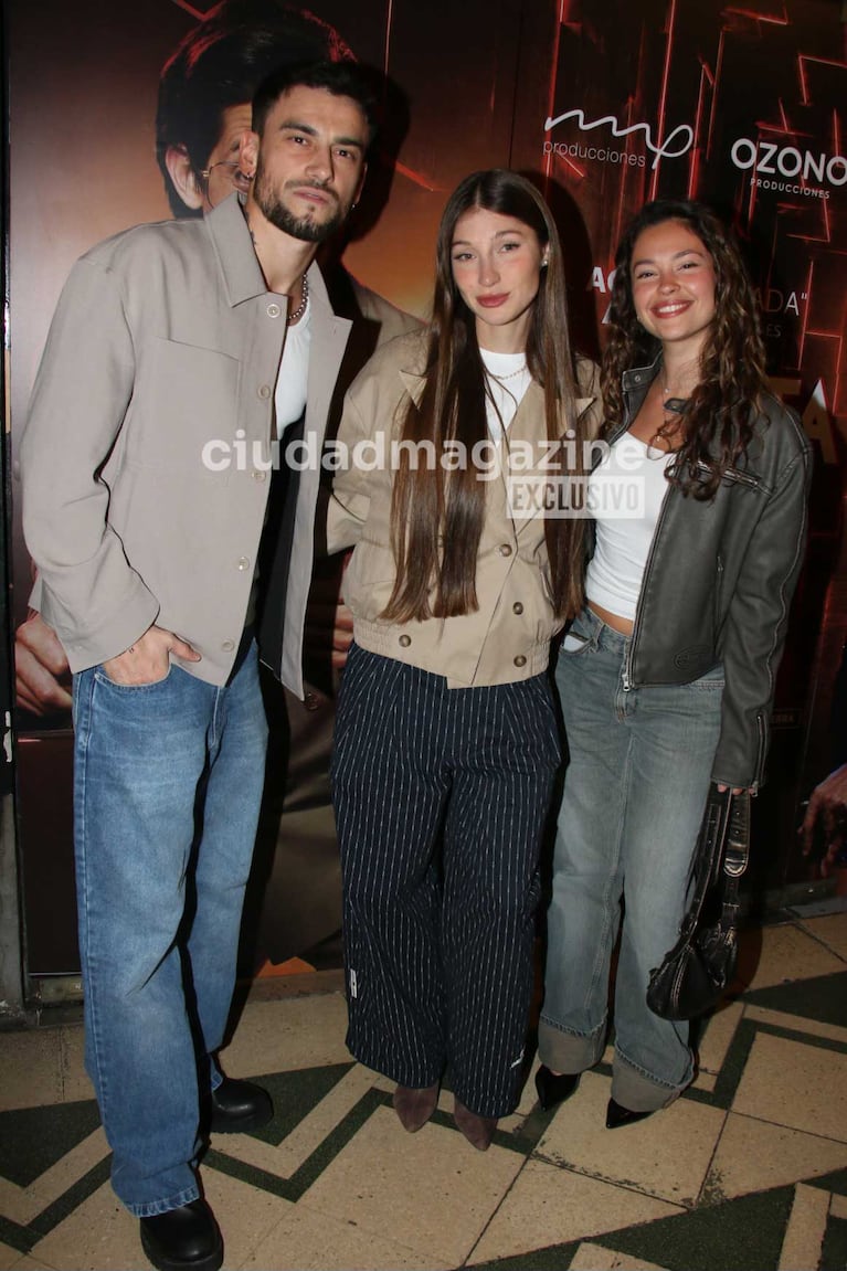 Agustín Bernasconi, Yami Safdie y Abril Schapo (Foto: Movilpress)
