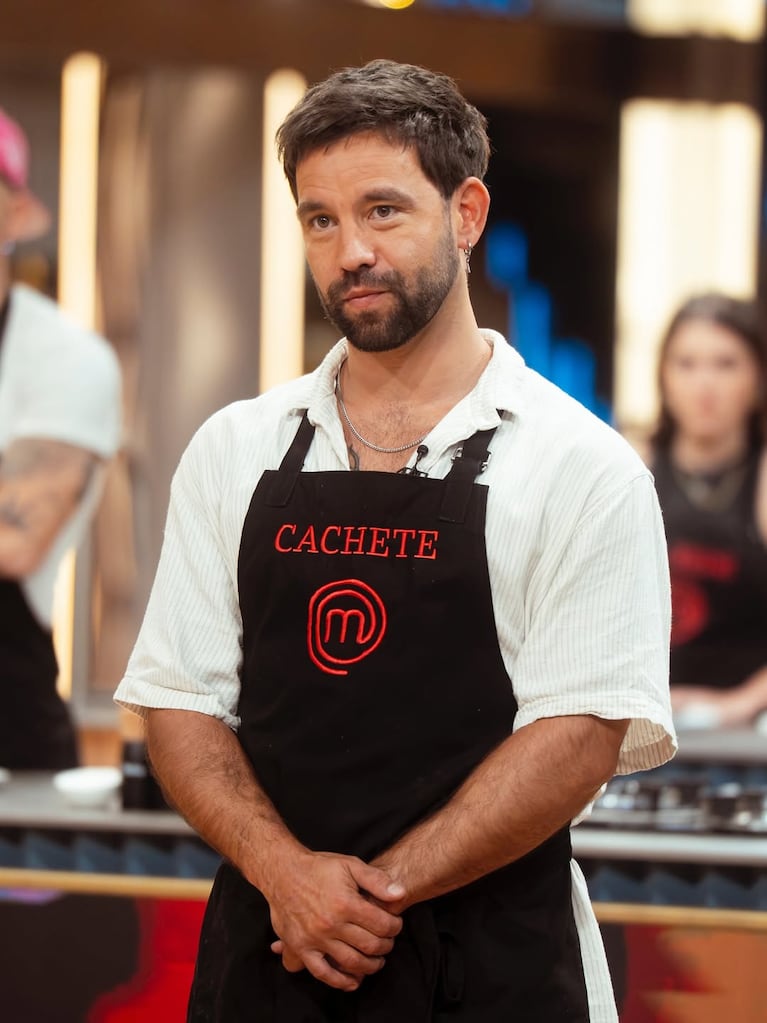 Agustín "Cachete" Sierra al balcón de MasterChef Celebrity
