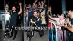 Agustín "Cachete" Sierra celebró el campeonato del Cantando con sus fanáticos (Fotos: Movilpress)