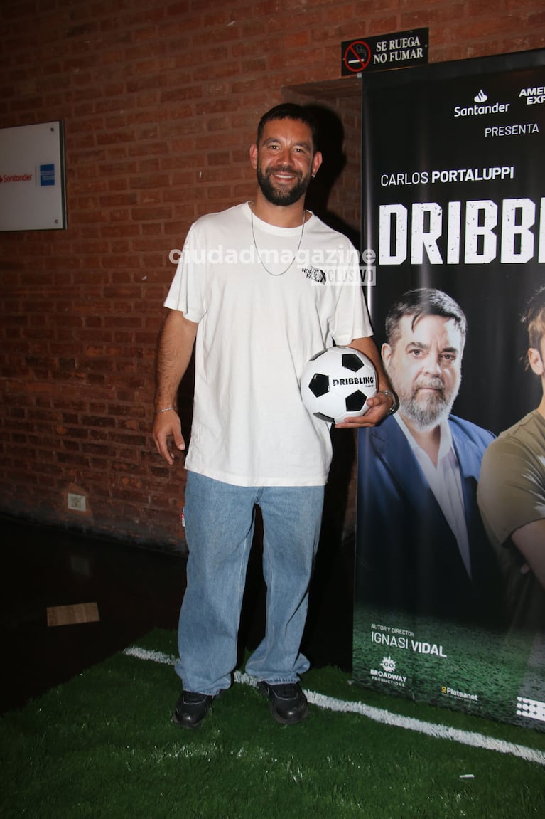 Agustín 'Cachete' Sierra en el estreno de Dribbling (Foto: Movilpress).