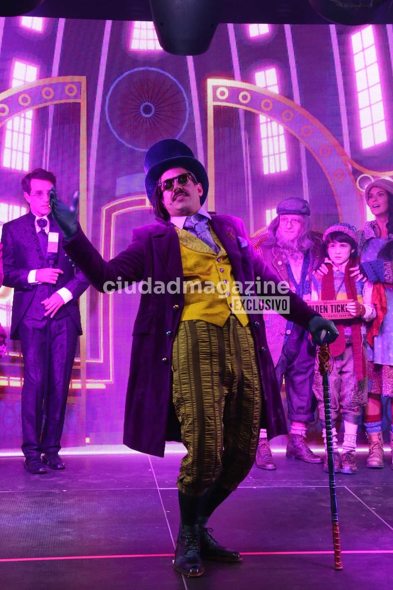 Agustín "Rada" Aristarán es Willy Wonka en Charlie y la Fábrica de Chocolates (Foto: Movilpress)