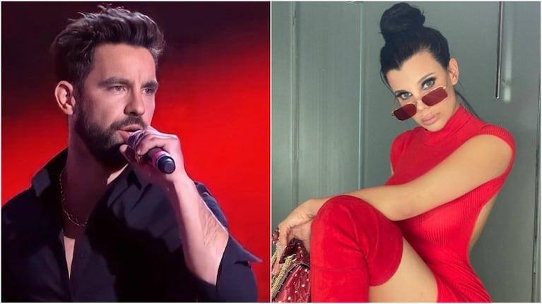 Agustín Sierra apuntó contra Charlotte Caniggia tras acusarlo de "acomodado" en el Cantando (Fotos: Instagram)