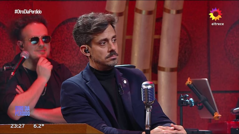 Agustín 'Soy Rada' Aristarán en Otro Día Perdido (Foto: captura de eltrece).