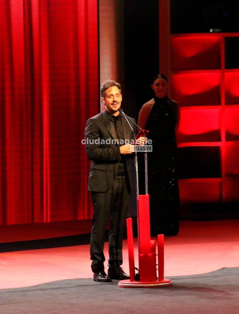 Agustin 'Soy Rada' Aristarán fue distinguido en los Premios Pinti (Foto: Movilpress).