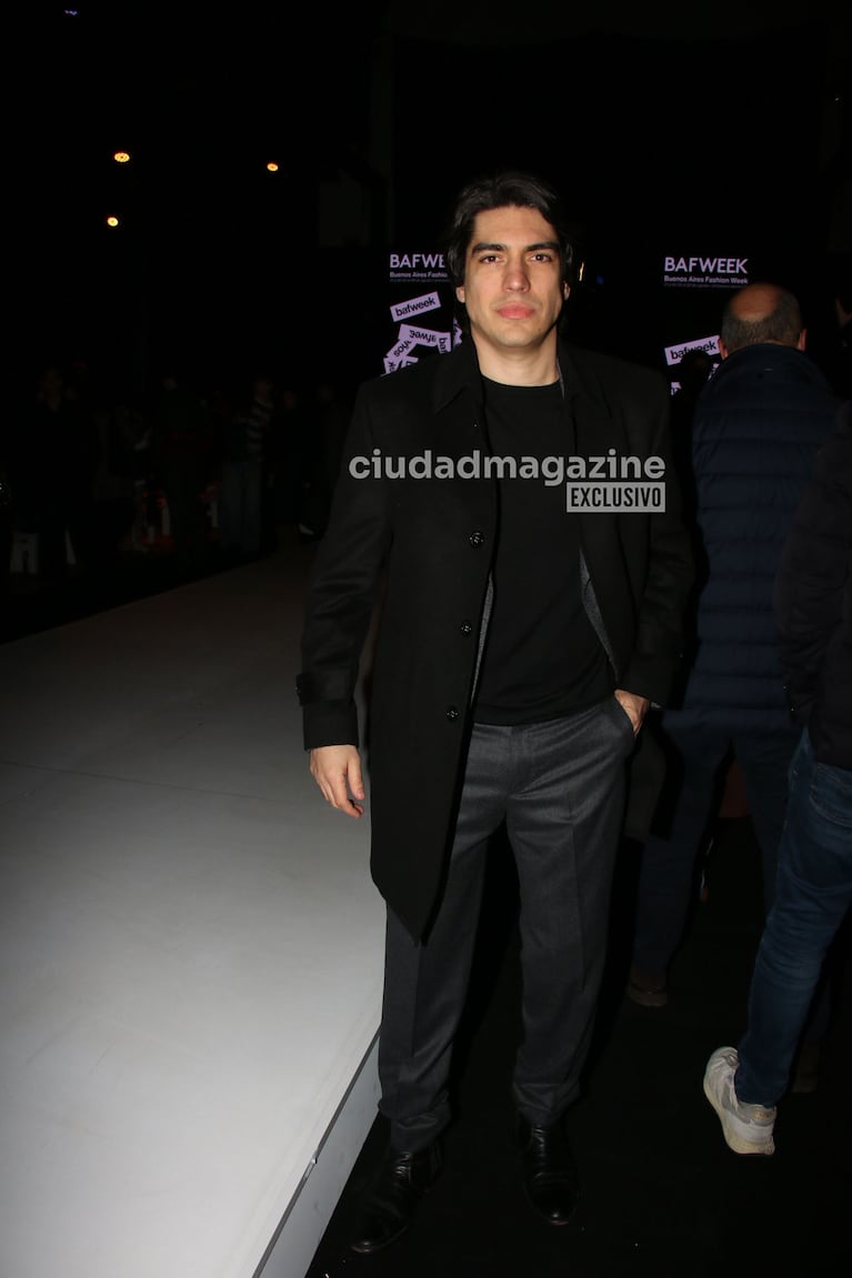 Agustín Sullivan en el BAFWEEK (Foto: Movilpress).