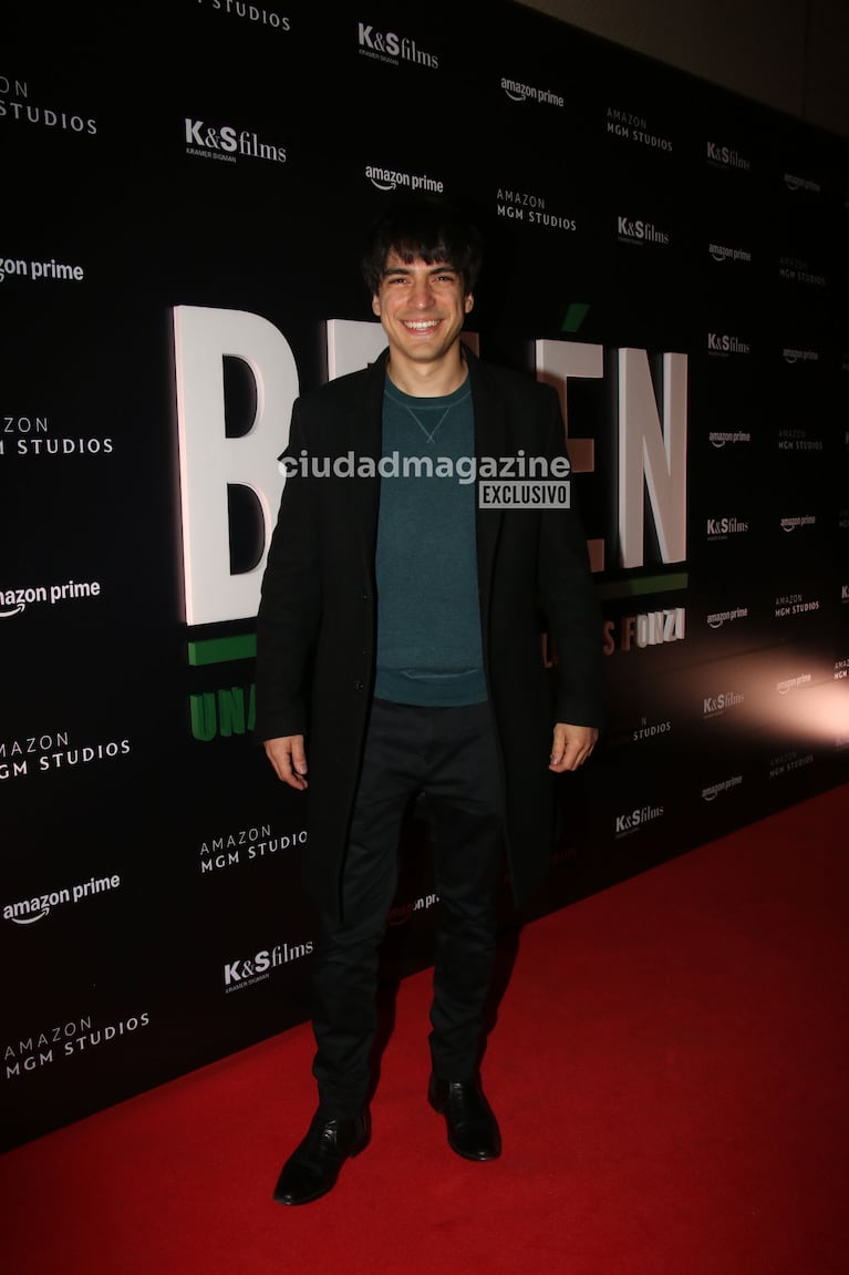 Agustín Sullivan en el estreno de Belén (Foto: Movilpress).